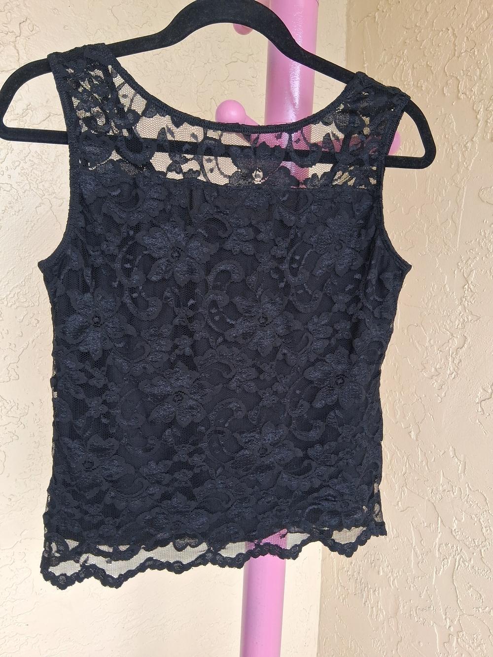 Black Lace Goth Girl Vibe Or Evening Top